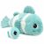 Variation Bleu, blanc du produit Peluche Bigou maman et bébé Les Ptipotos Aqua (38 cm) de la marque Les Déglingos
