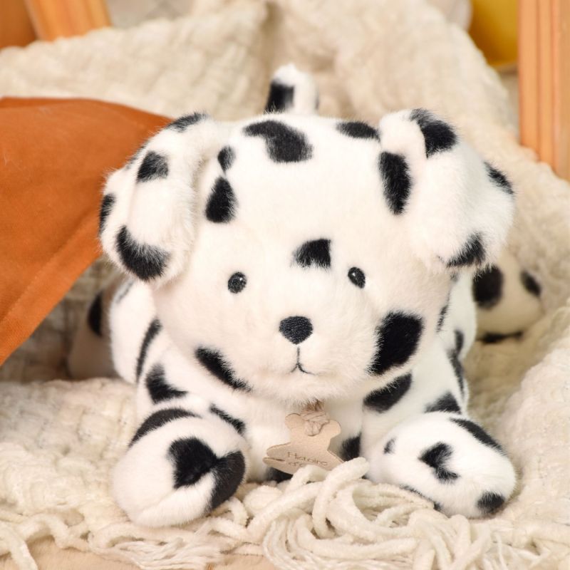 Peluche LES P'TITS RELAX Chien Dalmatien (22 cm) Histoire d'Ours Ambiance 2