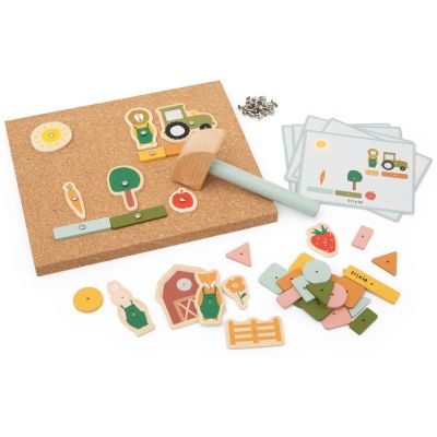 Jeu de clous en bois Ferme Trixie