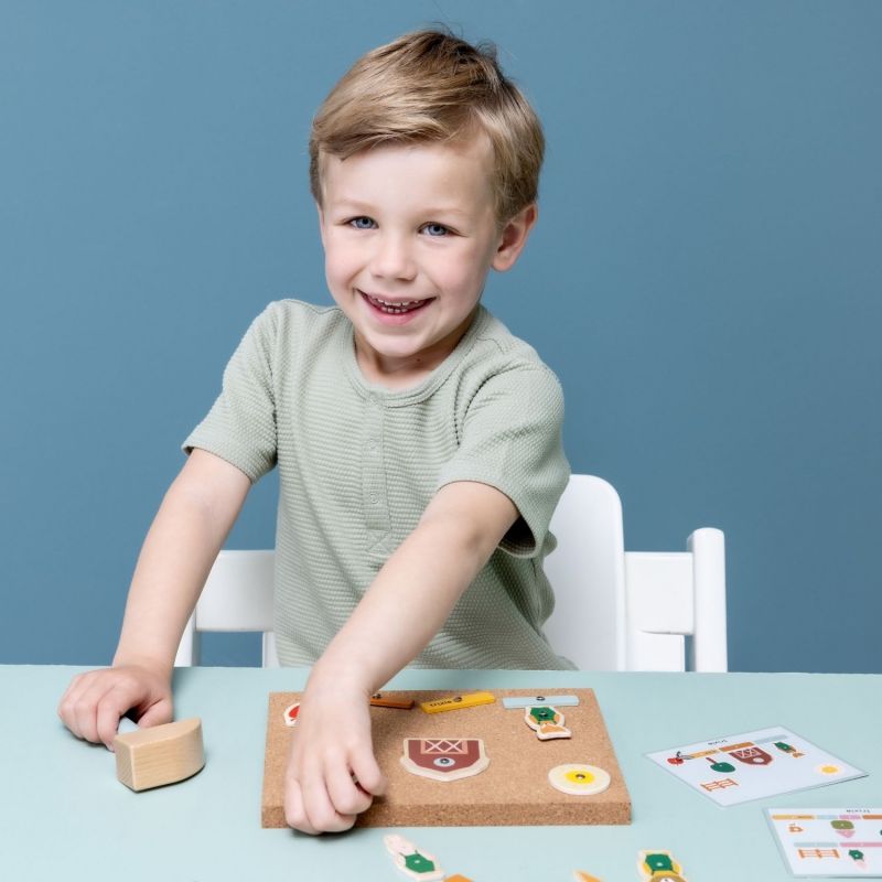 Jeu de clous en bois Ferme Trixie Ambiance 5