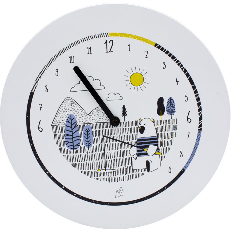 Horloge Formidable éducative Ours et ses 20 aimants Odette & Jeannette