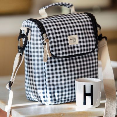 Sac isotherme Biberons I Love Vichy Noir