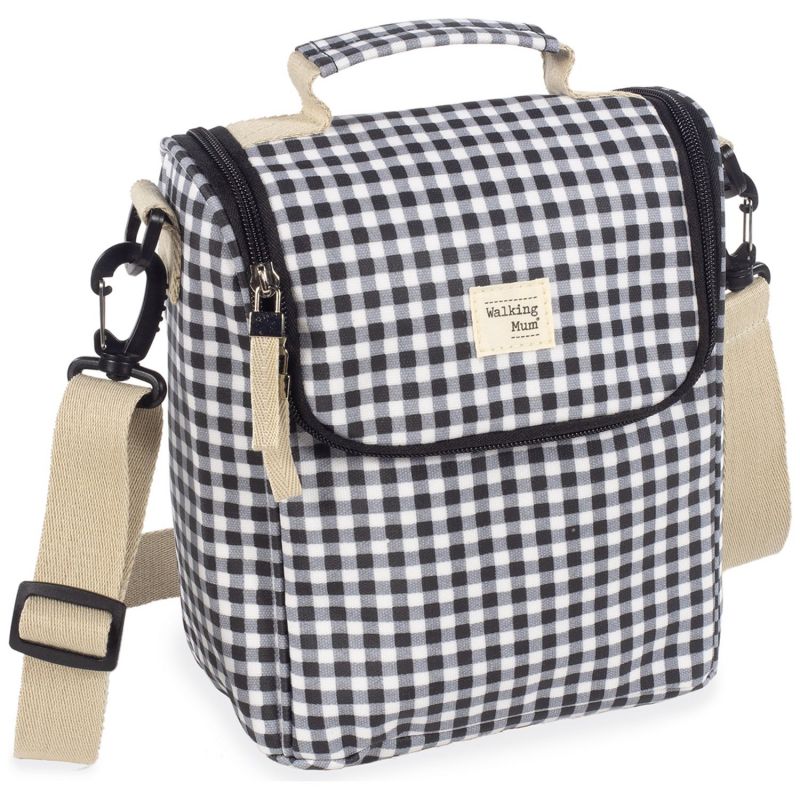 Sac isotherme Biberons I Love Vichy Noir (4,3428 L) Walking Mum Produit 3