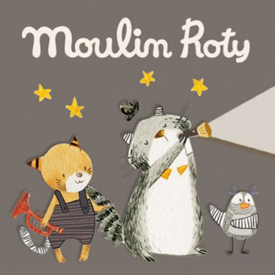 Lot de 3 disques pour lampe à histoires Les Moustaches Moulin Roty