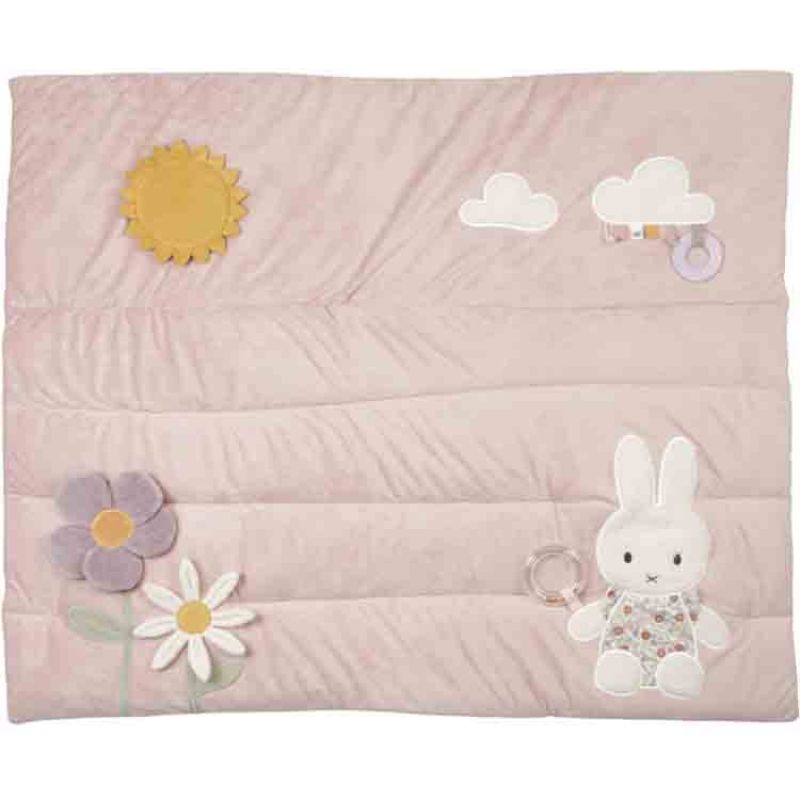 Tapis d'éveil lapin Miffy Vintage Flowers Little Dutch