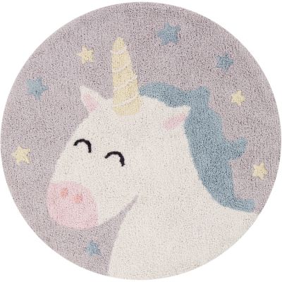 Tapis rond licorne Believe in Yourself Mr. Wonderful (100 cm) Lorena Canals