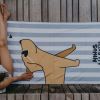 Serviette de plage Minus Chiot (70x140 cm) Zakuw Ambiance 5