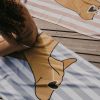 Serviette de plage Minus Chiot (70x140 cm) Zakuw Ambiance 6