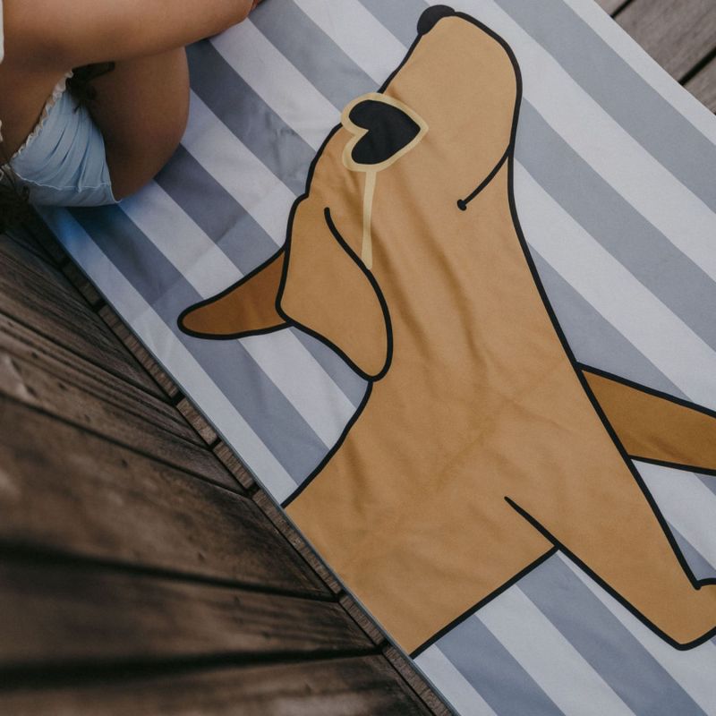 Serviette de plage Minus Chiot (70x140 cm) Zakuw Ambiance 4