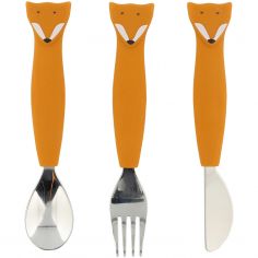 Set de 3 couverts en silicone Mr. Fox - Trixie