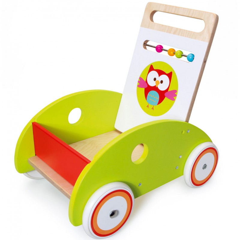 Chariot de marche voiture Lou le hibou Scratch