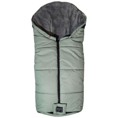 Chancelière thermique pour poussette SANDY vert sauge et gris