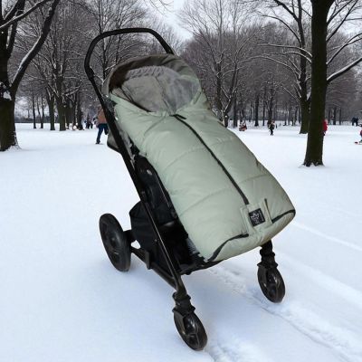 Chancelière thermique SANDY vert sauge et gris pour poussette