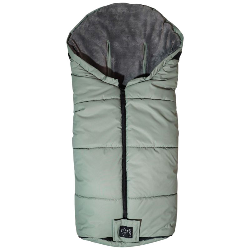 Chancelière thermique SANDY vert sauge et gris pour poussette Kaiser Produit 1