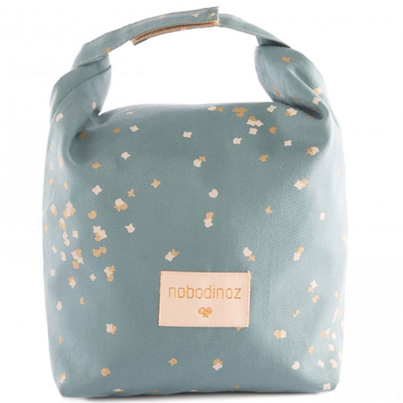 Pochette imperméable Too cool Eco Gold confetti Magic green Nobodinoz