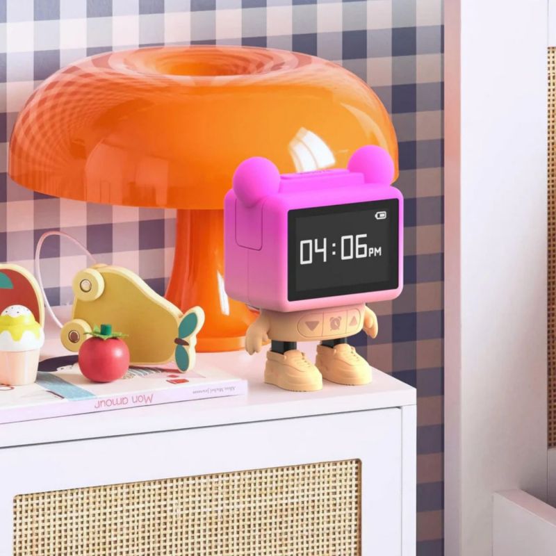 Réveil Dancing Clock Pink MOB Ambiance 7