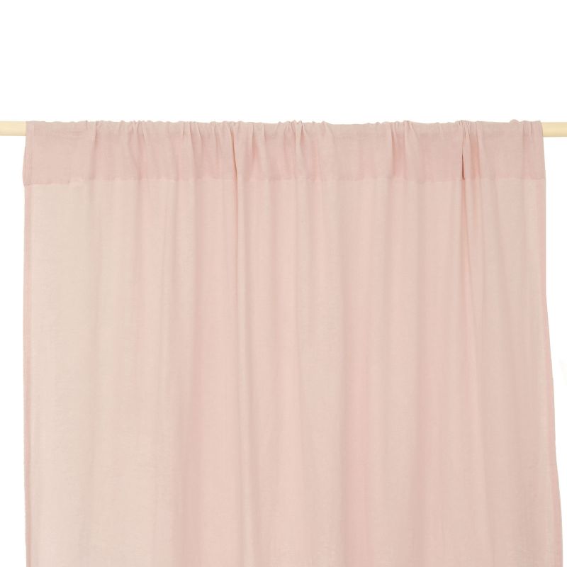 Rideau Utopia rose pâle Dream pink (146 x 280 cm) Nobodinoz