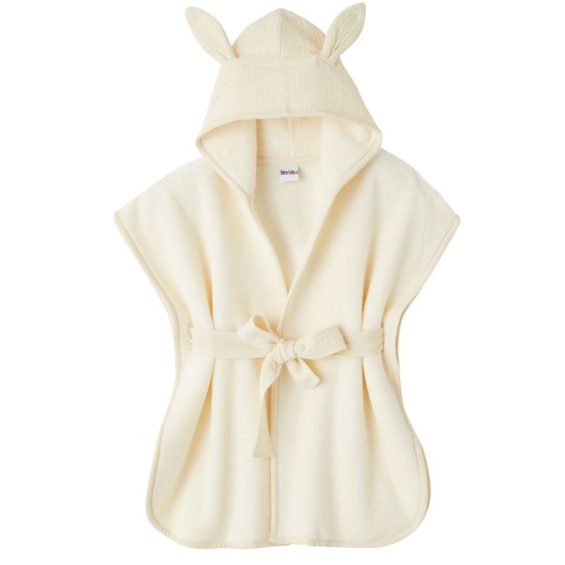 Peignoir de bain Soft bambou mousse de lait (0-2 ans) BB & Co Produit 1 grande taille