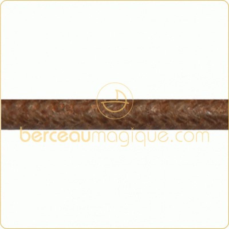 Cordon supplémentaire marron pour bracelet  Petits trésors