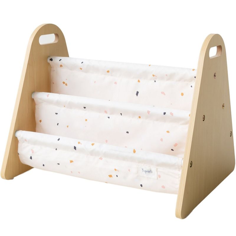 Bibliothèque double face Terrazzo Crème 3 sprouts Produit 2