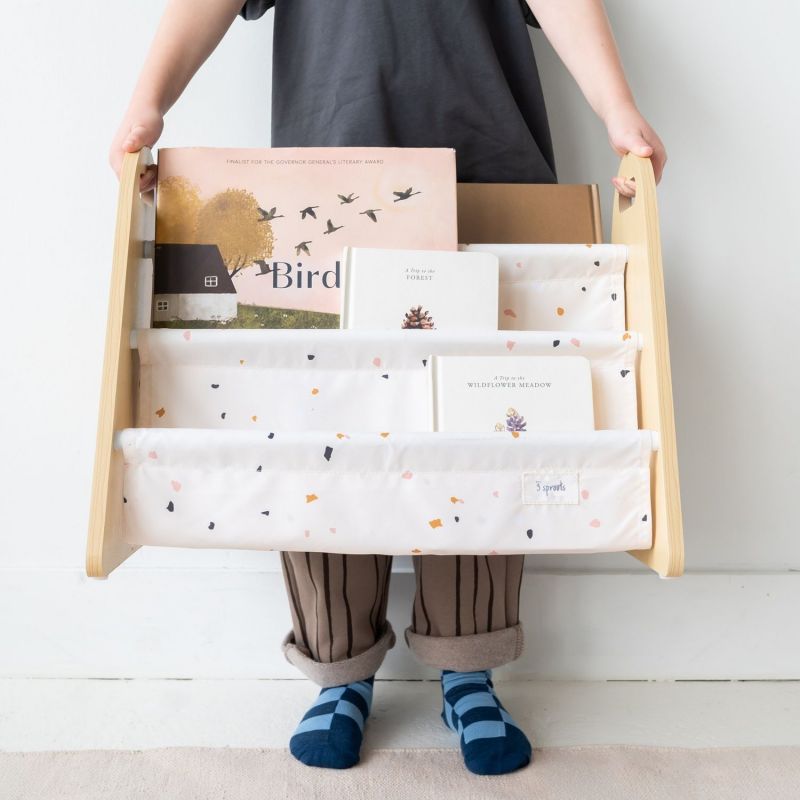 Bibliothèque double face Terrazzo Crème 3 sprouts Ambiance 5