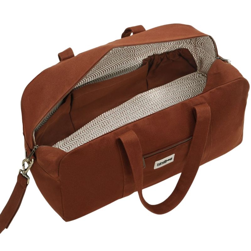 Sac à langer Basile Chocolat Hindbag Produit ouvert 4