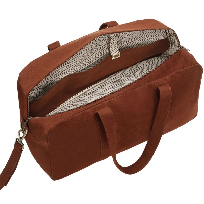 Sac à langer Basile Chocolat Hindbag Produit ouvert 5