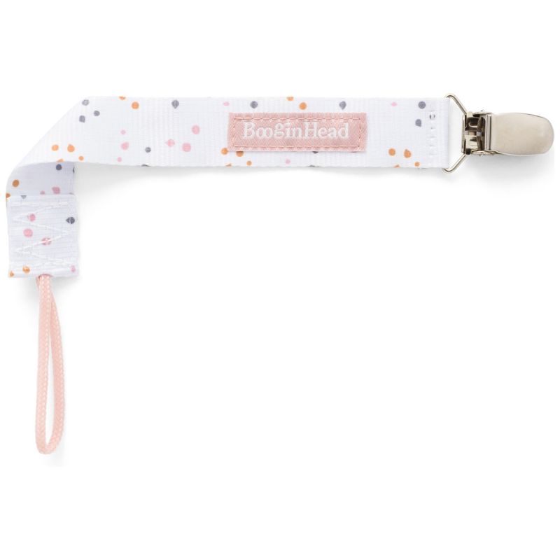 Set attache-sucette peluche lapin et attache-sucette rose clair Infantino Produit 4