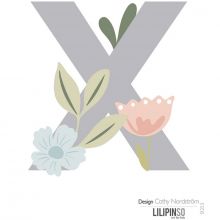 Lettre adhésive Bloom X  par Lilipinso