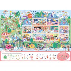 Livre Cherche et trouve géant Au royaume des licornes