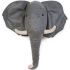 Trophée éléphant en feutre - Childhome Trophée éléphant en feutre - Childhome
