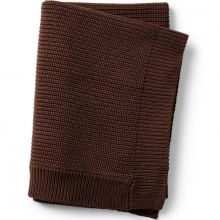 Couverture en coton et laine tricotée Chocolate (75 x 100 cm)  par Elodie Details