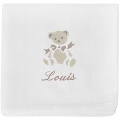 Lange ours taupe personnalisable (70 x 70 cm) - ANVIE
