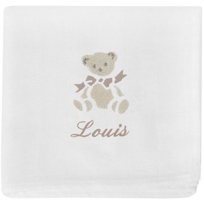 Lange ours taupe personnalisable (70 x 70 cm)
