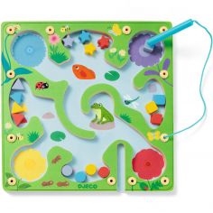 Planche magnétique en bois Frogy Maze - Djeco