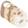 Lot de 5 bavoirs imperméables Kangaroots Jollein Produit 1