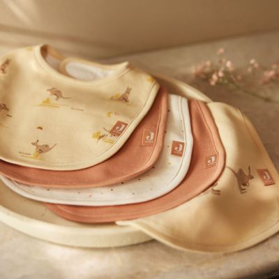 Lot de 5 bavoirs imperméables Kangaroots