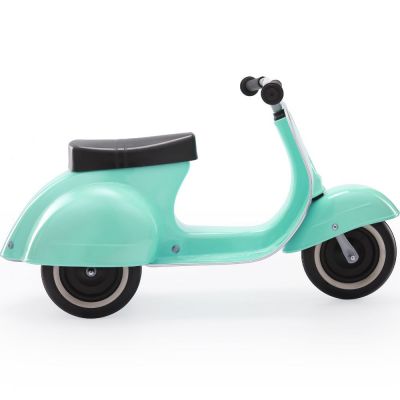 Porteur scooter vert menthe : Ambosstoys - Berceau Magique