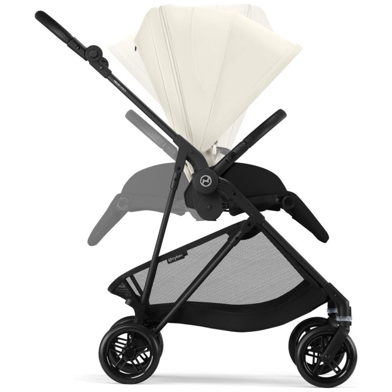 Poussette compacte Melio Carbon Canvas White Cybex Produit 5