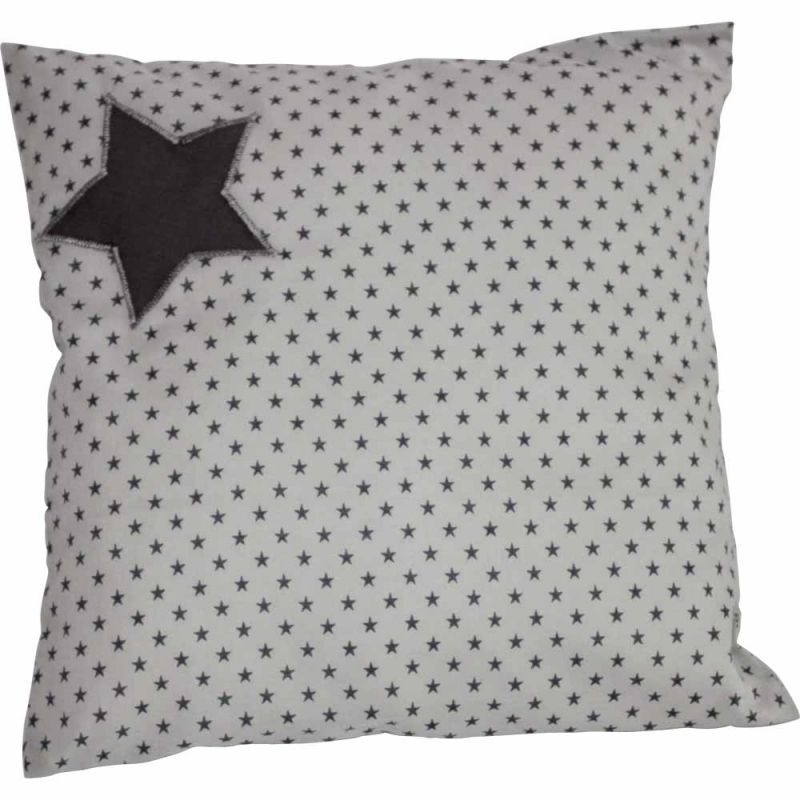 Petit coussin Etoiles brume (23 x 23 cm)  Le petit rien