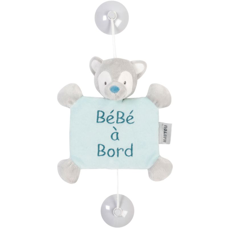 Bébé à bord Tiloo le loup Tim & Tiloo Nattou