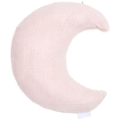 Bouillotte lune bambou et gaze de coton biscuit
