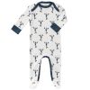 Pyjama léger Homard bleu indigo (3-6 mois) - Fresk