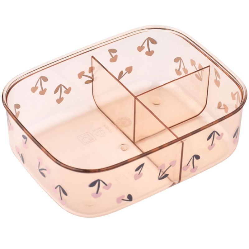 Boîte à goûter Arthur en tritan Cherry Heart Liewood Produit ouvert 3