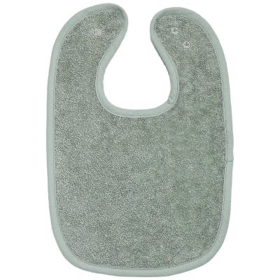 Bavoir premier âge en éponge Vert