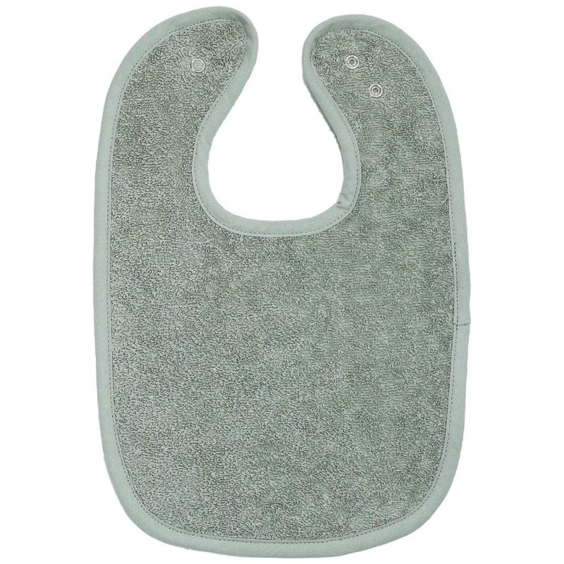 Bavoir premier âge en éponge Vert Trois Kilos Sept Produit 1