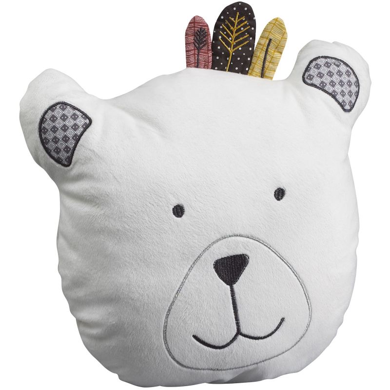 Coussin tête d'ours Timouki (23 x 28 cm) Sauthon