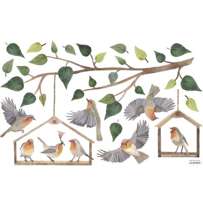 Planche de stickers M oiseau Queyran  par Lilipinso