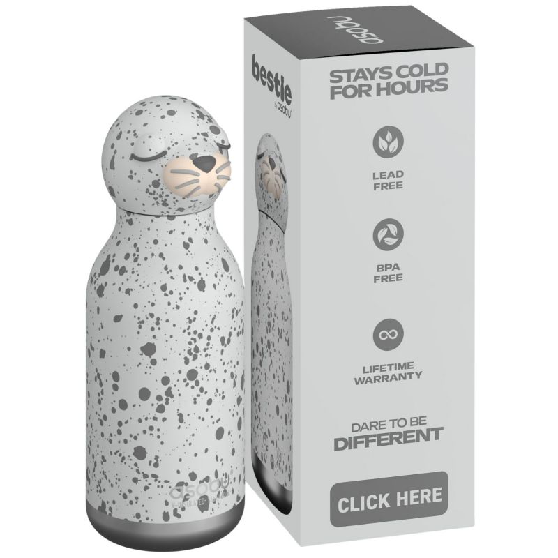 Gourde isotherme Bestie Otarie (460 ml) Asobu Packaging 7