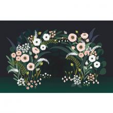 Fresque murale papier intissé Wonderland arche d'anémones (4 x 2,48 m)  par Lilipinso